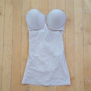 Ambrielle Cream Strapless Shapewear